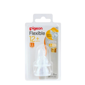 Pigeon Flexible Nipple Blister Pack 2Pcs (LL)
