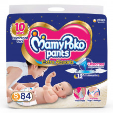 MamyPoko Pants Small 4-8 Kg 84 Pcs (Made in India)