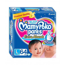 MamyPoko Pants Large 9-14 Kg 64 Pcs (Made in India)