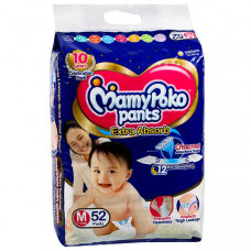 MamyPoko Pants Medium 7-12 Kg 52 Pcs (Made in India)