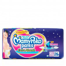 MamyPoko Pants XL 12-17 Kg 26 Pcs (Made in India)