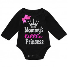 Baby Girl Long Sleeve Bodysuit Mommy's Little Princess