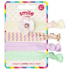 Smiggle Smile Jules Hair Ties 4Pk