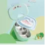 Cute Dinosaur Cartoon Bento Lunch Box with Handle