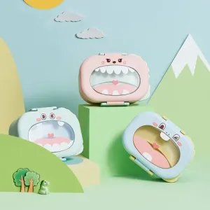 Cute Dinosaur Cartoon Bento Lunch Box with Handle