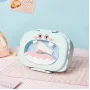 Cute Dinosaur Cartoon Bento Lunch Box with Handle