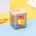 Bow Chick Cartoon Double Hole Pencil Sharpener – Portable