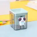 Bow Dog Cartoon Double Hole Pencil Sharpener – Portable