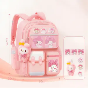 Pink School Backpack - Melody Theme
