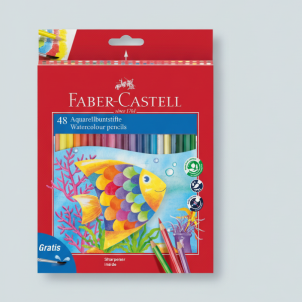 Faber Castell Water Color Pencil Set Long 48