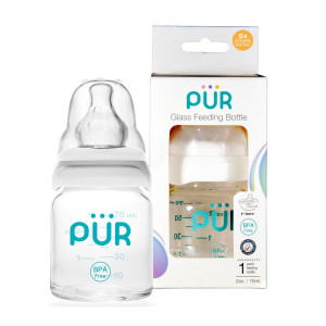 Pur Glass Feeding Bottle 60ml - 1201