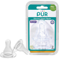 Pur Silicone Classic Nipple - M (2pcs) (Medium Flow) - 3206