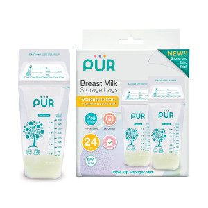 PUR Breast Milk Storage Bags 24 Bags - 6207