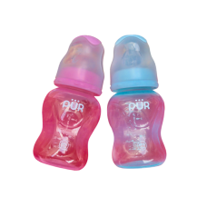Pur Advanced Slim Neck Feeding Bottle 60 ml - 1800 (Pink / Blue)