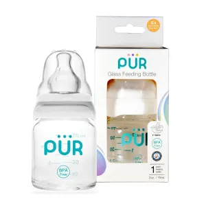 Pur Glass Feeding Bottle 240ml - 1203