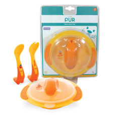 Pur Walrus Bowl Set - Bowl & Cultery (5502)