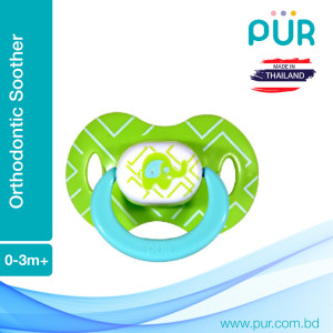 Pur Orthodontic Silicone Soother (0-3m+) – (14015)