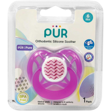 Pur Orthodontic Silicone Soother (6m plus) - 14042