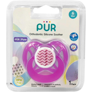 Pur Orthodontic Silicone Soother (6m plus) - 14042