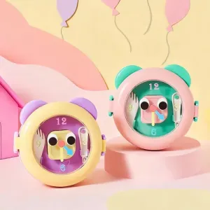 Portable Alarm Clock Shaped Lunch Box for Kids