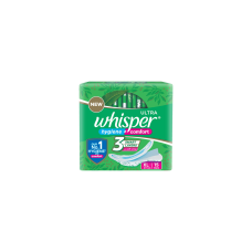 Whisper Ultra Clean Wings Sanitary Pads for Women, XL 15 Napkins