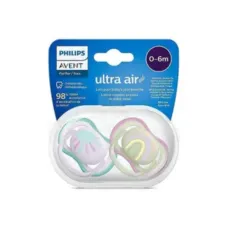 Philips Avent Ultra Air Orthodontic Pacifier Soother 0-6m Girl