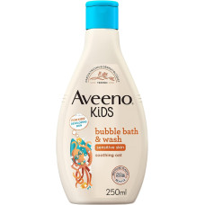 Aveeno Kids Bubble Bath & Wash for Sensitive Skin 250ml