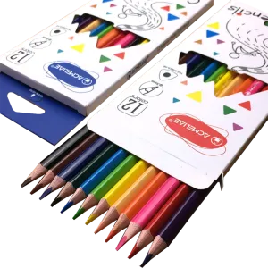 Acmeliae Wood Free Color Pencil - 12 pcs Paper Box Set - 012-PCP