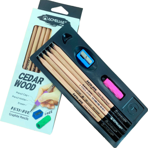 Acmeliae Cedar Wood Pencil - 10 pcs Set - 43104 - 2B