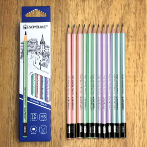 Acmeliae HB MultiColor Body Graphite Pencils 43516 (12pcs/Box)