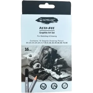 Acmeliae Graphite Art Set (43800 – 16 pcs)  