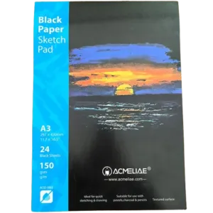 Acmeliae 43871 Sketch Pad for Black Paper (A3, 297*420mm) 