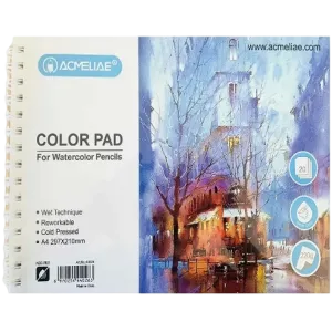 Acmeliae Color Pad For Water Color (20 Page, 220g, A4 297*210mm) - 44026