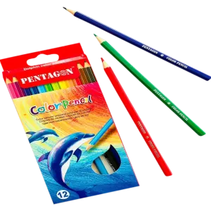 Pentagon Color Pencil 7 Inch - P-6612