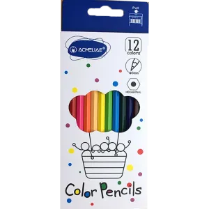 Acmeliae (9403-12) Color Pencil 7'' (12 pcs Paper Box)