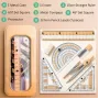 Anti-Myopia Compass & Ruler Set - 8 Pcs