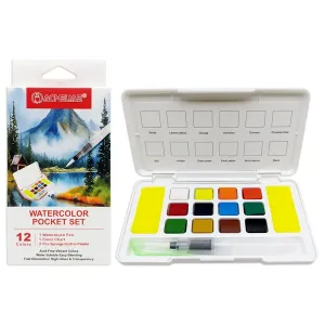 Acmeliae (WCB-6012) Watercolor Pocket Set (12 Colors)