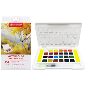 Acmeliae 24 Colors Watercolor Pocket Set WCB-6024 