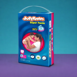 Supermom Baby Pant Diaper Medium (6-12)Kg 50pcs