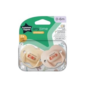 Tommee Tippee orthodontic Soother 0-6 month Pack of 2