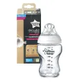 Tommee Tippee Closer to Nature Glass Bottle 0m+ 250ml
