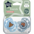 Tommee Tippee Fun Friends Orthodontic Soothers 6-18 Months, Set of 2
