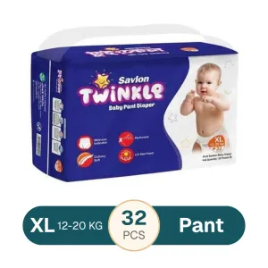 Savlon Twinkle Baby Pant Diaper XL 12-20 kg 32 pcs