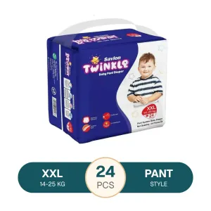 Savlon Twinkle Baby Pant Diaper XXL 14-25 kg 24 pcs