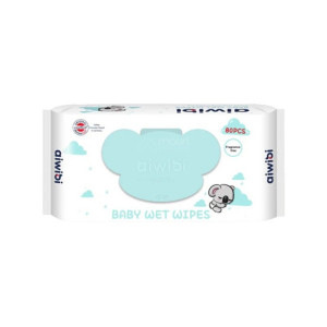 Aiwibi Baby Wet Wipes – Fragrance Free (80 pcs)